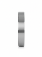 Silver Brushed Aluminum Silent Wall Clock