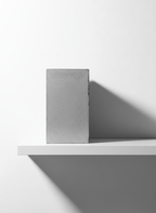Grey Concrete Minimalist Mantle Clock
