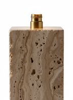 Honed Travertine Block Lamp